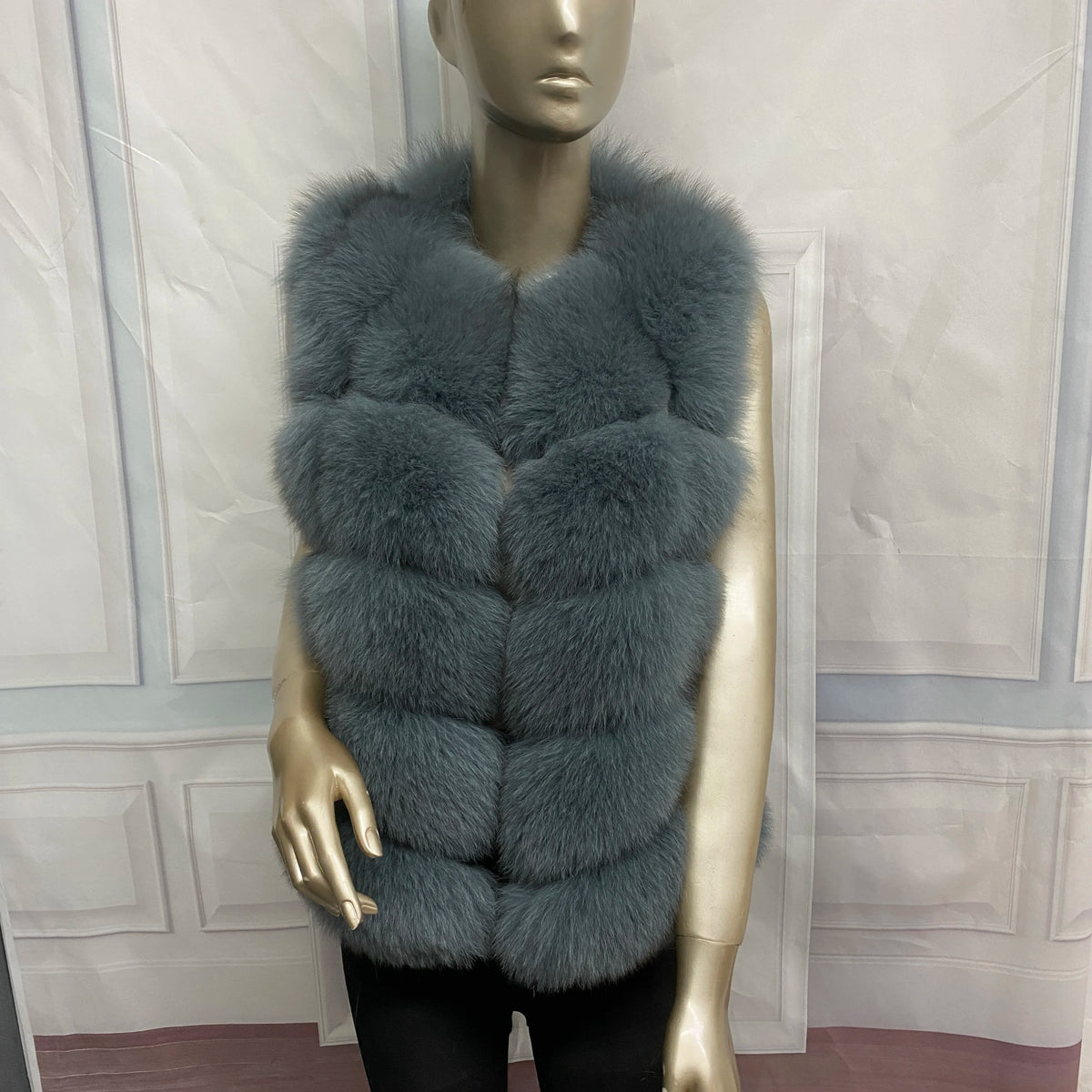 Style Real Fur Coat 100% Natural Fur Jacket Female Winter Warm Leather Fox Fur Coat High Quality Fur Vest - Matrix Studios