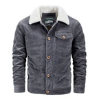 Men Corduroy Winter Coats Slim Down Jackets Warm Parkas Casual Jaquetas New Fashion Male Thicker Outwear Winer Jackets Size 6XL - Matrix Studios