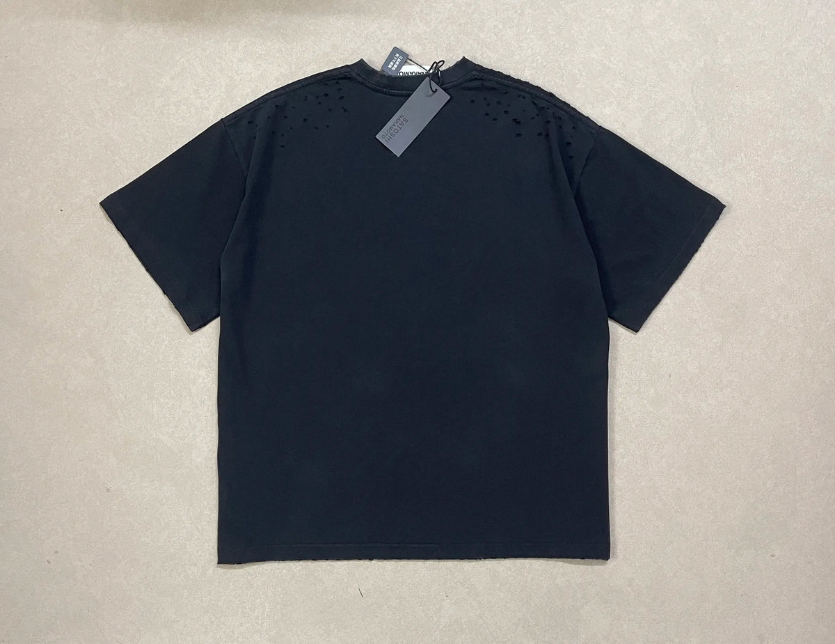 Black Satoshi Nakamoto Smiley Face T Shirt Men Women Best Quality 2026ss Tee Tops T-Shirt - Matrix-studios.com
