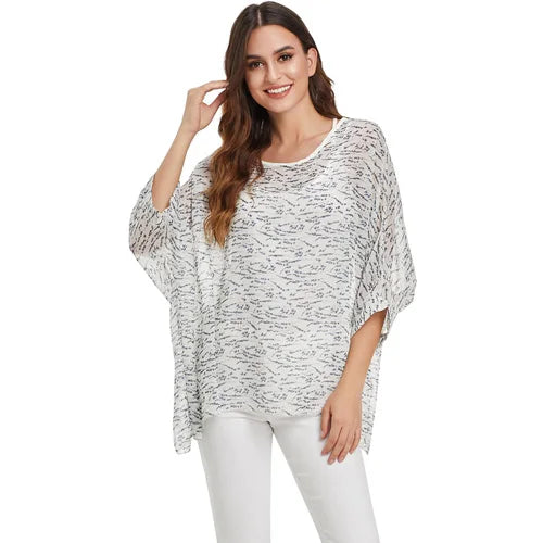 Women Blouses Plus Size Clothing Summer 2021 Novelty Bohemian Shirts Blusas Femininas Bohemian Style Women's Chiffon Tops Tees - Matrix-studios.com