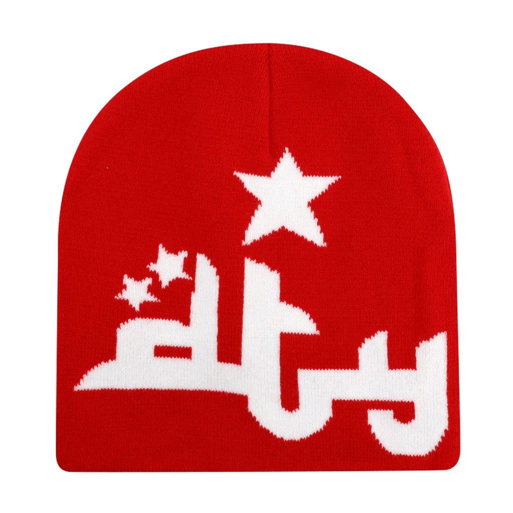 Y2K Letter Butter Knit Hats Skullies Beanies Autumn Winter Warm Hat Men Women Hip Hop Quality Skiing Cap Cycling Windproof New
