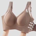 1/2PCS Women's Seamless Underwear, Thin Style, Large Breasts, Small Breasts, No Wires, Pull-up And Anti-sagging Large Size Bra - Matrix Studios