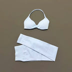 2Pcs HISTELLO Seamless Yoga Sports Set for Women Resistant Backless Bra Pilates Fitness Workout Running Leggings Gym Suit - Matrix-studios.com