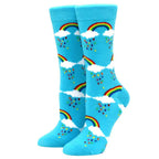 Novelty Woman Socks Harajuku Cotton Funny Happy Cartoon Cat Dog Pattern Unisex Socks Men Novelty Kawaii Socks - Matrix Studios