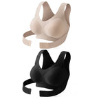 FallSweet Wireless Posture Correction Bra for Women Seamless Push Up Bralette with Cross Back Support for Daily Shaping Lingerie - Matrix Studios