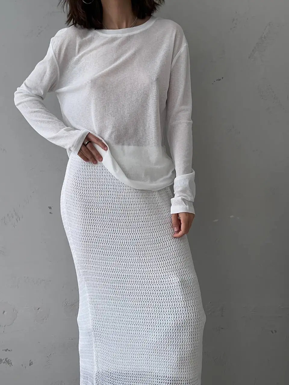 Hirsionsan 2025 Basic soft  T Shirts Women Summer autumn Long Sleeves Loose Bottom Tees Ladies Casual Knitted Soft Woman Tops - Matrix-studios.com