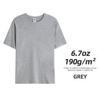 6.7oz 190gsm Combed Cotton Tees Tshirts Mens Solid Tops Woman Male Custom Team Uniform Class Clothes Summer Brand Customization - Matrix Studios