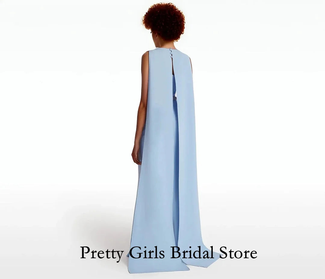 Arabic Morden Style Draped Crystals Evening Dresses Customized Mermaid Formal 프롬드레스 Side Slit Prom Growns Party Women Bride - Matrix-studios.com