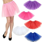 Women Summer Vintage Tulle Skirt Adult Fancy Ballet Dancewear Party Costume Ball Gown Mini Skirt - Matrix-studios.com