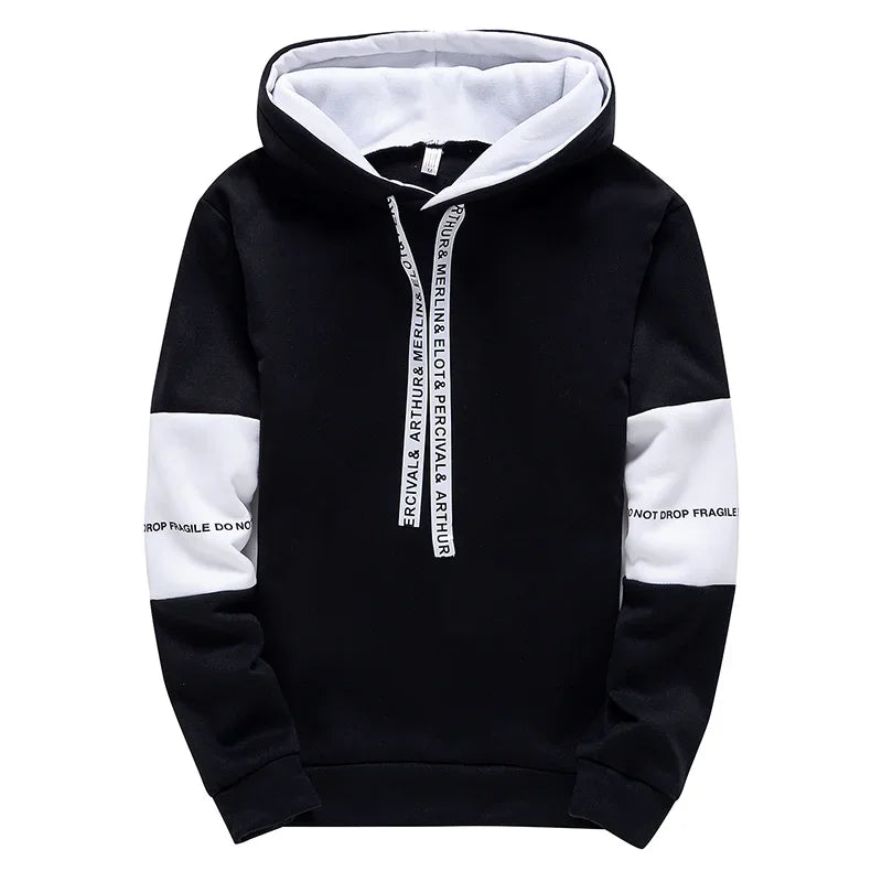 Men's Hoodies Long Sleeve Casual Printing With Letter Sweatshirts New Spring Hip Hop Pullover Sports Top Male Hooded Sweatshirts - Matrix Studios