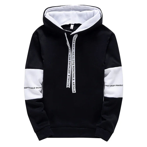 Men's Hoodies Long Sleeve Casual Printing With Letter Sweatshirts New Spring Hip Hop Pullover Sports Top Male Hooded Sweatshirts - Matrix Studios
