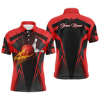 Cool Custom Team Name Bowling Man Polo Shirt Men Women 3D Printed Summer Short Sleeve Lapel Button Polo T Shirt Clothes - Matrix-studios.com