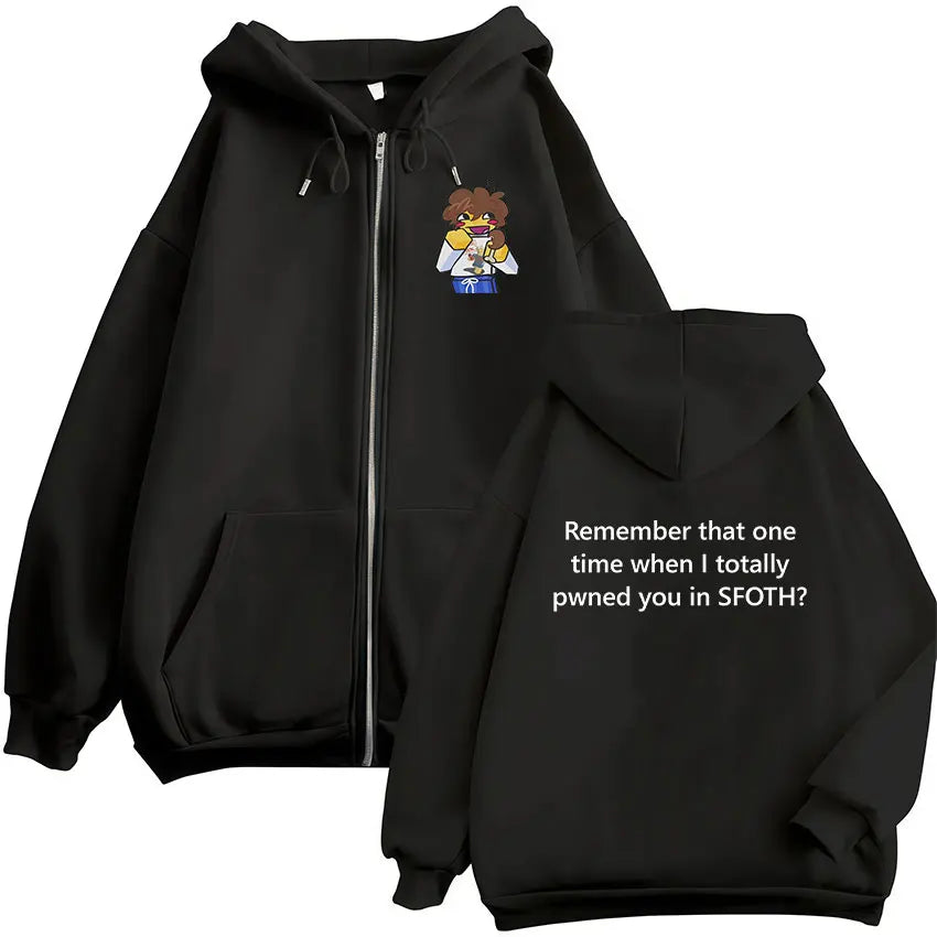 Funny Blame John Meme Zipper Hoodie Shedletsky Forsaken Fashion Autumn/Winter Sweatshirt Men Women Casual Oversized Coats Hoody - Matrix Studios