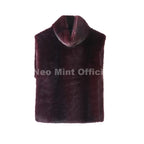 Neo Mint 2025 Brand Fashion Faux Fur Sable Vest Crop Top Autumn Winter Turtleneck Eco Mink Fur Tank Tops Sleeveless Jacket Coat - Matrix Studios