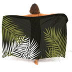 Tax Free Retro Tribal Ethnic Polynesian Women Seaside Sexy Style Sarong Soft And Comfortable Fabric Samoan Pattern Print Design - Matrix Studios