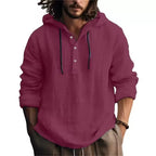2024 New Men's Casual Blouse Cotton Linen Shirt Loose Tops Long Sleeve Tee Shirt Spring Autumn Casual Men's Shirts - Matrix Studios