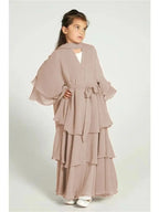 Ramadan Niqab Khimar Chiffon Kids Muslim Abaya Dubai Turkey Islam Dress Prayer Clothes For Women Kebaya Robe Femme Musulmane - Matrix-studios.com