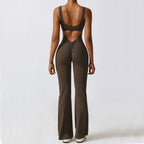 New Gym Set Women Training Yoga Suit Sportswear Women Sports Jumpsuit Fitness Rompers Stretch Female Push Up Workout Bodysuits - Matrix-studios.com