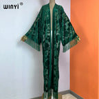 WINYI Kimono Perspective Sexy Cardigan Bikini Cover-up Holiday Maxi Beach Swimsuit Evening Party Dress Vestidos Fashion Kaftan - Matrix Studios