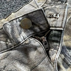 Men's Branch Camouflage Jeans American Style Old Washed Wide Leg Retro Loose Fashion Trend Street Straight Jeans Camo Pants Y2K - Matrix Studios