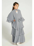 Ramadan Niqab Khimar Chiffon Kids Muslim Abaya Dubai Turkey Islam Dress Prayer Clothes For Women Kebaya Robe Femme Musulmane - Matrix-studios.com