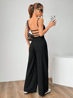 New elegant women's shoulder strap jumpsuit for spring, summer, and autumn - Matrix Studios
