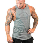 MACHINE FITNESS JUST GYM Bodybuilding Tank Top Mens Workout Vest Cotton Sleeveless shirt Jogger clothing Muscle Stringer Singlet - Matrix Studios