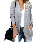 Fashion Women Cardigan Autumn Harajuku Knitted Sweater Basic Jacket Ropa Mujer Outerwear Thin Coat Streetwear New Woman Clothing - Matrix Studios