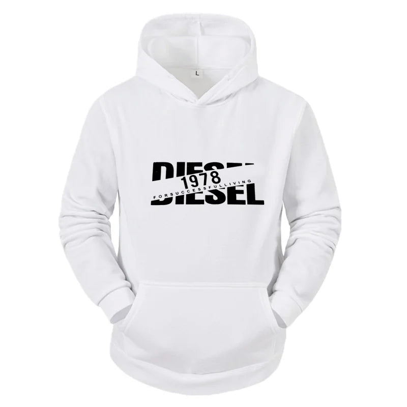 2025 Autumn/Winter Casual Printed Hoodie Classic Style Fashion Men's Y2K Harajuku Sports Jogging Street Men's/Women's Clothing - Matrix Studios