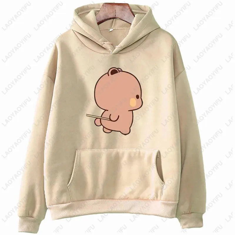 I Like BuBu/Dudu Kawaii Matching Graphic Hoodie Panda Bear Bubu and Dudu Couples Sweatshirt Unisex Cartoon Hoody Couples Gift - Matrix Studios
