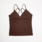 NCLAGEN Vision Twist Front Longline Top Women's Seamless Thin Straps Yoga Gym Workout Vest Running Tank Tops Fitness Clothing - Matrix-studios.com