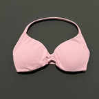 HISTELLO Sports Bra Push Up Strappy Sexy Open Back Gym Crop Top Removable Cups Women Workout Clothing Gym Top Halter Sport Bra - Matrix Studios