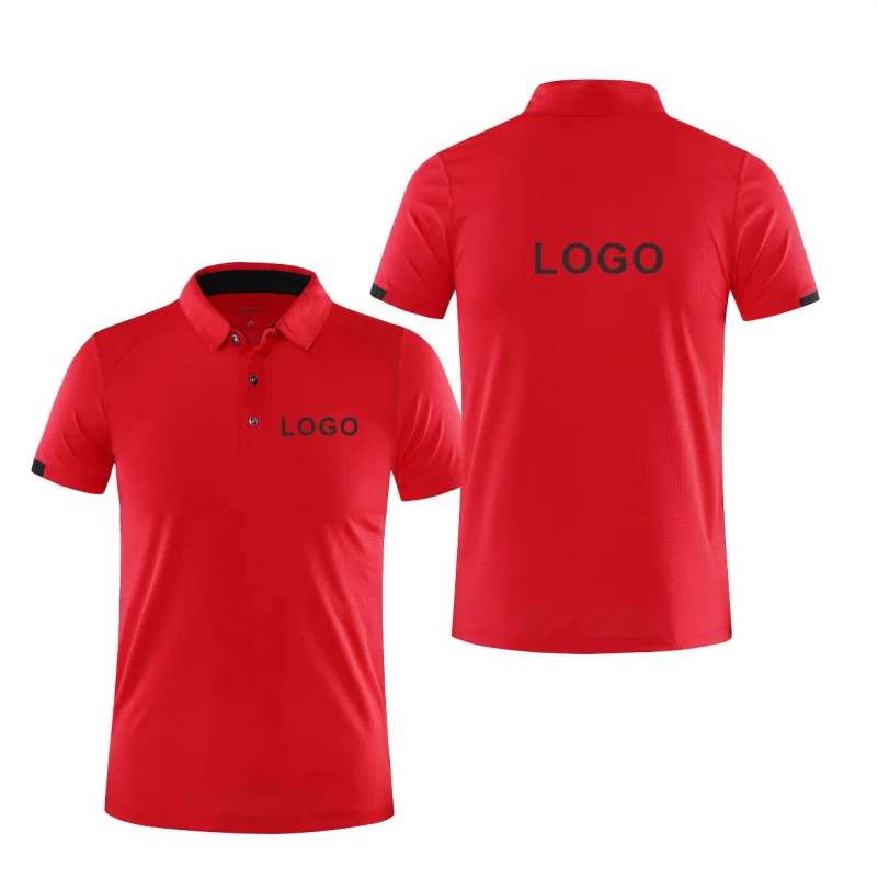 Summer Quick-Drying Polo T Shirt For Men Custom Logo Embroidery Printing Men And Women Golf shirts Personalized Design 2023 New - Matrix-studios.com