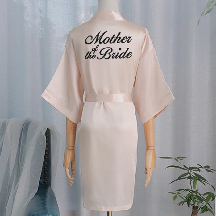 Wedding Bride Bridesmaid Robe Dressing Gown Sexy Women Bathrobe Nightgown Short Sleepwear Casual Flower Kimono Geisha M L XL - Matrix-studios.com