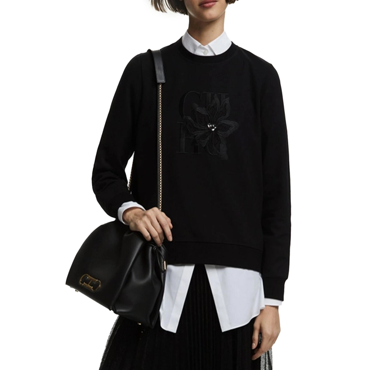 CHCH Spring Autumn New Women's Sweatshirts Coats Clothes Tops Clothing Hooded Long Sleeved Round Neck Pullover Top - Matrix Studios