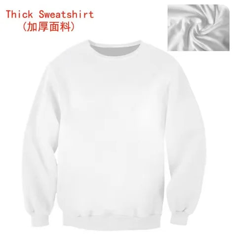 DIY Custom Full printing 3D Hoodies Create Design Photo/You Want Pattern Personalized Customized Zipper Sweatshirts oversize - Matrix Studios