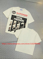 New Satoshi Nakamoto Y2K T Shirt Men Streetwear Casual Vintage Short Sleeve All-match New Top Tees Fast Delivery - Matrix-studios.com