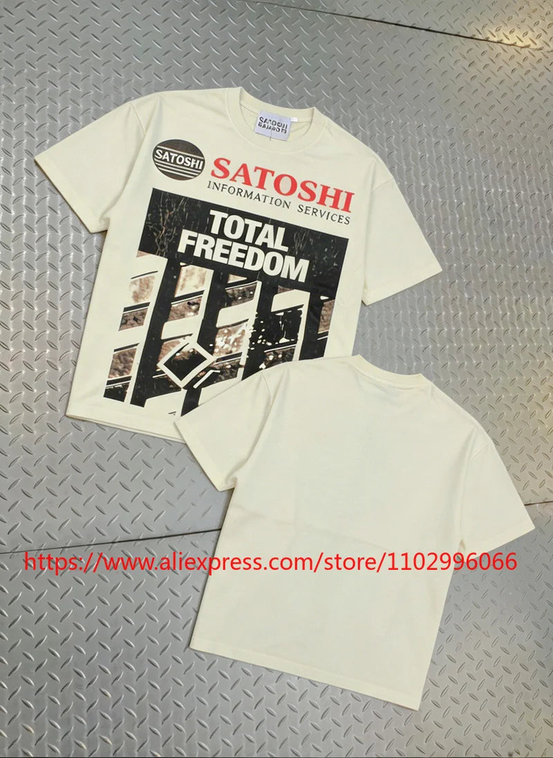 New Satoshi Nakamoto Y2K T Shirt Men Streetwear Casual Vintage Short Sleeve All-match New Top Tees Fast Delivery - Matrix-studios.com