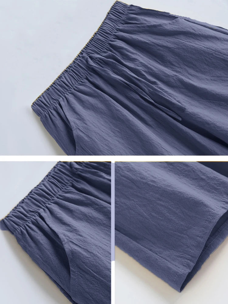 ITOOLIN Casual Linen Shorts Women Gym Workout Shorts Short Pants High Waisted Black Ladies Short Femme Women Shorts Sport Femme - Matrix-studios.com