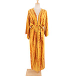 Bikini Cover Up Tie Dye Printed Women Long Beach Kimono Swimsuit Cape 2022 New Summer Beachwear Self Belted Bathing Suit - Matrix Studios