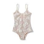 Sexy See Through Lace With Lining Backless Spaghetti Strap Bodysuit Woman Sling Tight Short Jumpsuit Slim Fit Rompers Playsuits - Matrix-studios.com