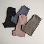 Fitness Pants Elastic Tight Fitting Seamless Naked Yoga High Waist Hip Lifting Quick Dry Running Sports Leggings Outdoor Wear - Matrix-studios.com