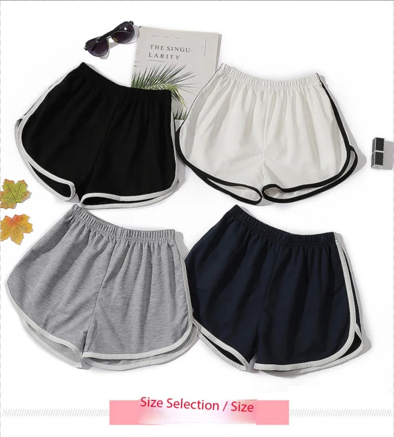 Simple Shorts Women's Home Yoga Beach Vacation Pants Casual Women's Sports Comprehensive Training Shorts Fitness Pants - Matrix Studios