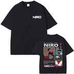 Rapper Niro OX7 Album Graphic T-shirt Men Women Hip Hop Fashion Pop Music T-shirts Male Casual Cotton Vintage T Shirt Streetwear