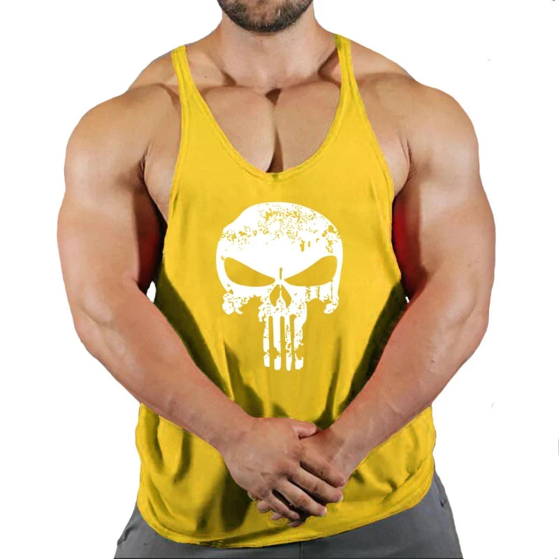 Top Gyms Men's Clothes Tank Vest Gym Shirt Undershirt Man Sportswear Bodybuilding Workout Vests Muscle Clothing Brand Fitness - Matrix Studios
