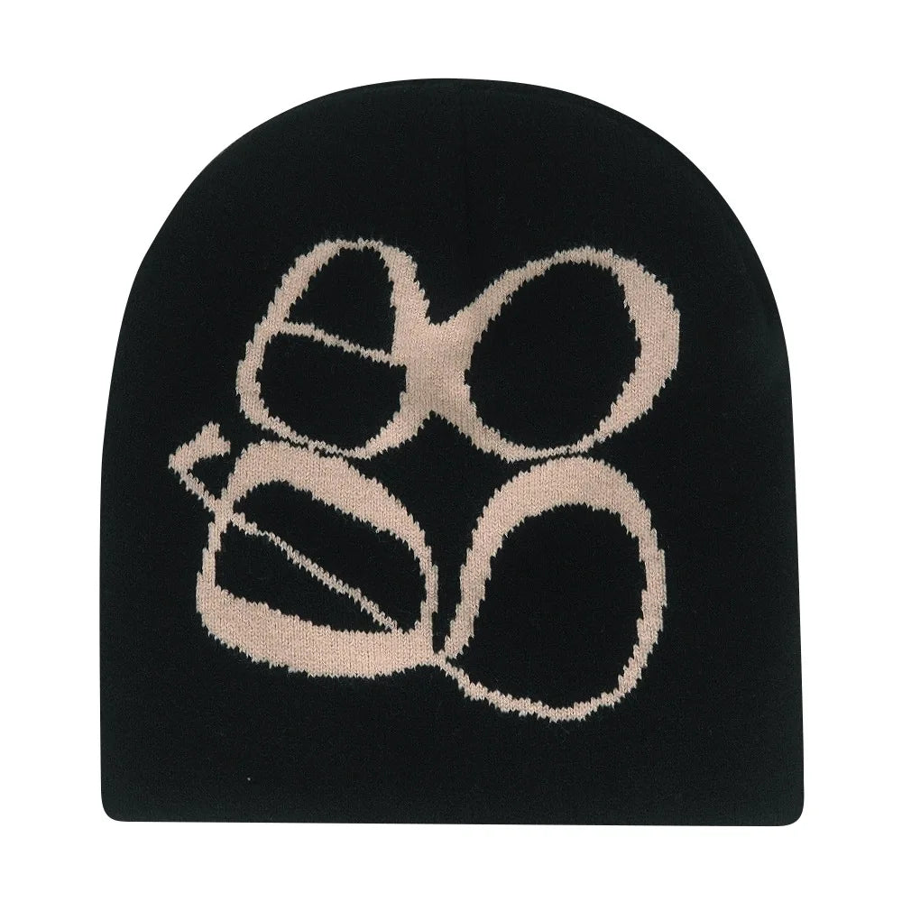 New Autumu Winter Keep Warm Knit Hat Women Men Skiing Beanies Outdoor Cold Hat Cycling Skullcap Fashion Letter Y2K Hiphop Beanie