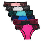 5 PCS/SET New Arrival Low Rise Ladies Sexy Lace Panty Underpants Panties For Women Lingerie Cotton Briefs - Matrix Studios