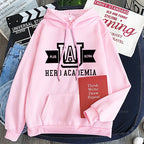 Harajuku Anime Manga UA My Hero Academia Logo Hoodies Sweatshirt Men Long Sleeve Streetwear Women Patchwork Winter Sweatshirts - Matrix Studios