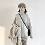CHIC VEN Korean Women's Sweater Loose Turtleneck Sweaters Warm Solid Pullover Knitwear Basic Female Tops Autumn Winter 2022 - Matrix Studios