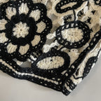 Women Floral Embroidered Crochet Vest Top Summer Beach Cover Up Cardigan Waistcoat Boho Chic Vacation Outfit - Matrix Studios